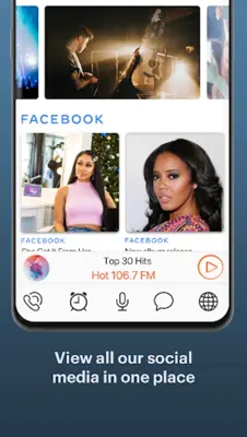 Hot 106.7 FM android App screenshot 0